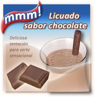 Sustituto de alimento en licuado - Sabor chocolate